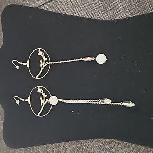 Bird on A Branch Gold Earrings Box A/5